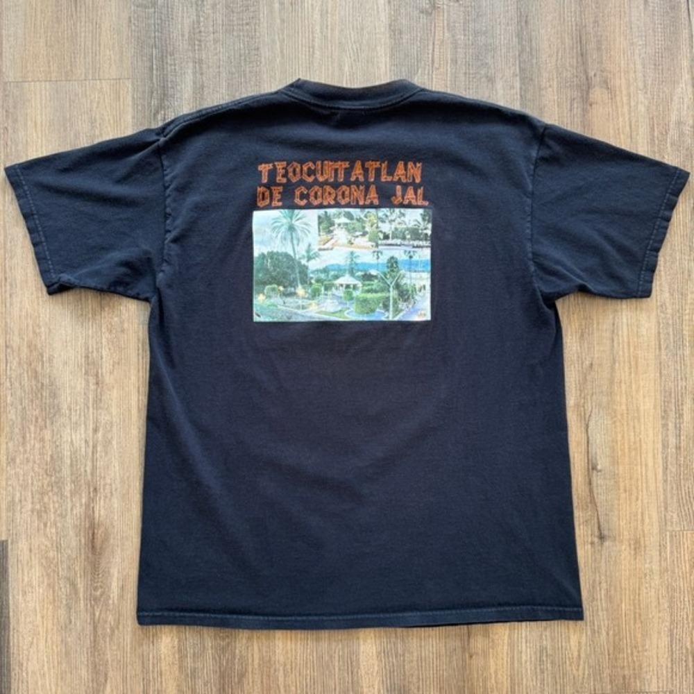 VTG Teocuitatlan de Corona‎ Jal Double-Sided T-Shirt Black XL